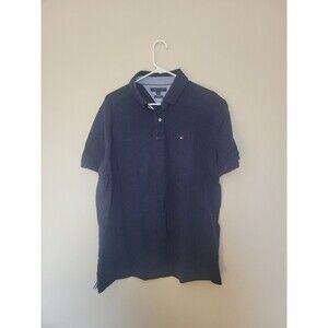Tommy Hilfiger Navy Blue Short Sleeve Polo Men's Size XL
